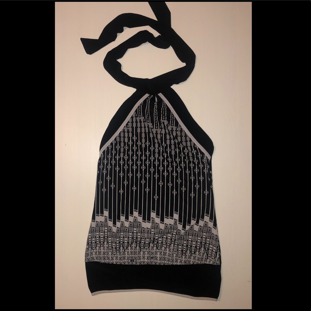 EUC BLACK DRESS HALTER